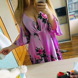 Новое плиссированное платье ASOS Guess Zara
