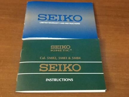 Мануал seiko