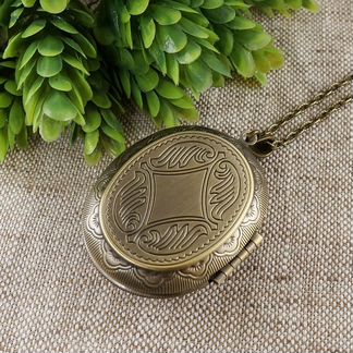 Медальон Камея Роза розовая летняя