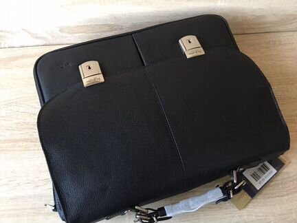 Мужской портфель из натуральной кожи