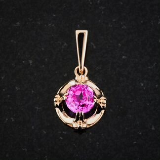 Подвеска 583 пробы с корундом (358338)
