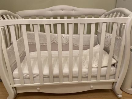 Детская премиум кроватка baby italia