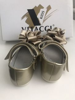 Туфли для девочки золотые Vitacci 21 р