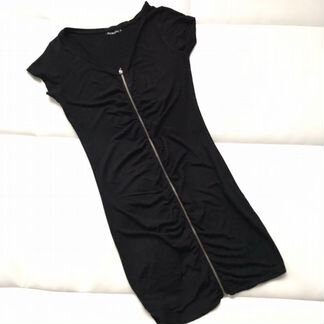 Чёрное платье terranova size S