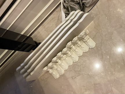 Полки мдф белый глянец