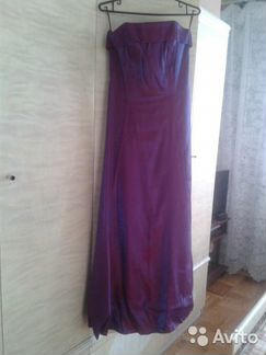 Платье вечернее глянцевое