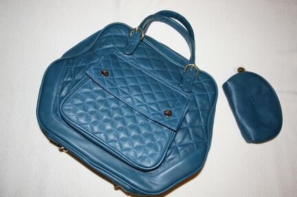 Новая сумка + косметичка Deboro