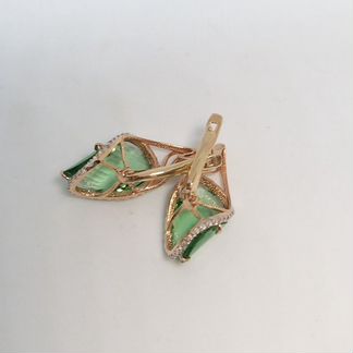 Золотые серьги