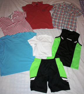 Пакет летней одежды д/м 9-10 лет 135-140 см 9 шт