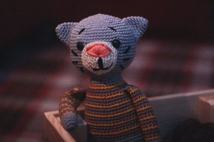 Котик ручной работы