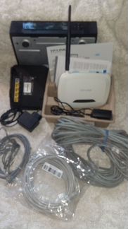 Роутеры TL-WR740N нов+Билайн +Т.В.приставка+кабели