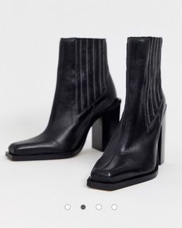 Ботильоны ASOS из натуральной кожи