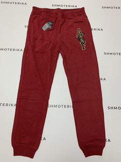 Abercrombie Fitch джоггеры бордо с тигром