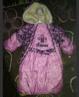 Конверт зимний для новорожденного