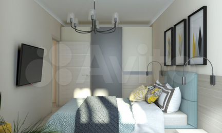 1-к квартира, 41.1 м², 17/21 эт.
