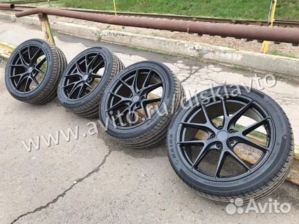 Колёса в сборе R19 HRE Matt Black для Kia Optima