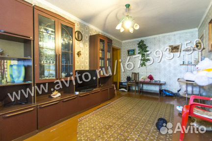 3-к квартира, 53.9 м², 1/4 эт.