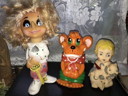 Резиновые игрушки в коллекцию, много, см.объявлен