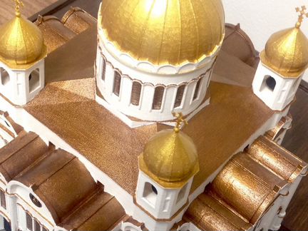 Модель Храм Христа Спасителя VIP подарок. Коллекци