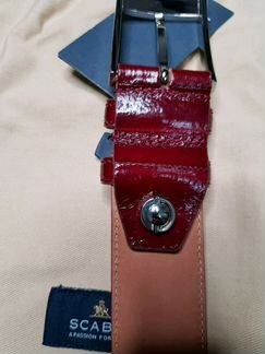 Ремень из кожи угря Scabal