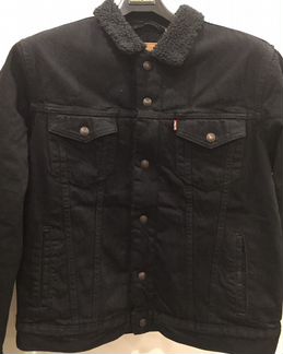 Джинсовая куртка зимняя мужская