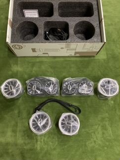 W222 Воздуховоды, дефлекторы с подсветкой перед+за