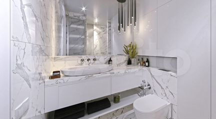 2-к апартаменты, 85 м², 74/97 эт.