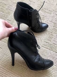 Ботильоны натуральная кожа 38р-р