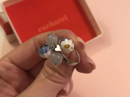 Кольцо золотое cacharel, Франция