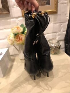 Сапоги кожаные