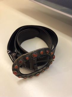 Кожаный ремень Москино