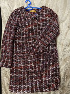 Твидовый пиджак, пальто, платье