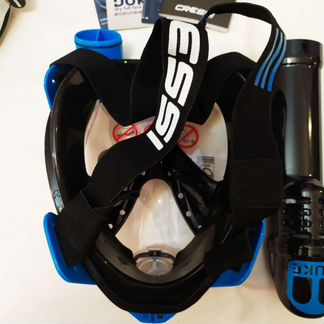 Полнолицевая маска cressi duke размер M/L синяя