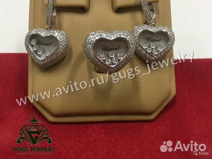 Кольцо и серьги с бриллиантами Chopard