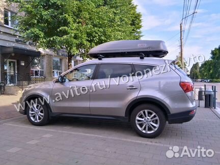 Автобокс Turino Sport серый (210х81х45) на джипе