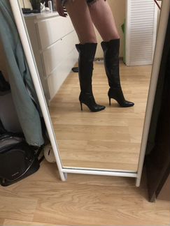 Осенние сапоги эконика натуральная кожа