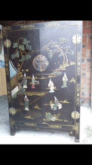 Старинный китайский шкаф шинуазри