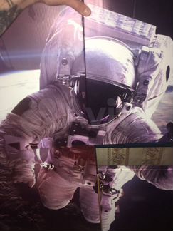 Модульная картина космонавт в космосе