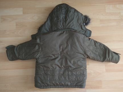 Теплая зимняя куртка на 2-3года + штаны в подарок