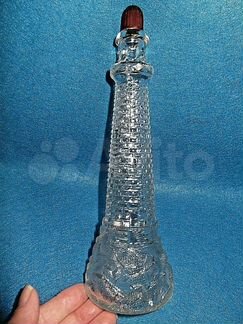 Винтажная высокая бутылка для духов 1940-45 гг