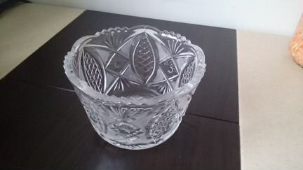 Хрустальная конфетница-салатница