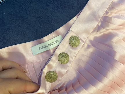 Юбка balmain на запах шёлк