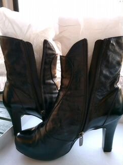 Ботильоны женские, натуральная кожа