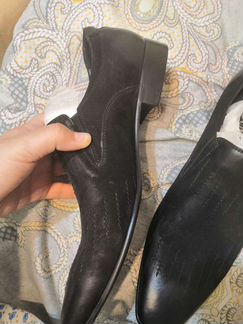 Туфли с удлинённым носом ботинки мужские