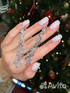 Серебряные серьги 925 проба