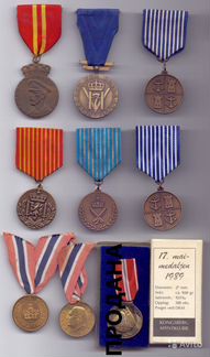 18 наград Вторая Мировая1940-1945 Норвегия