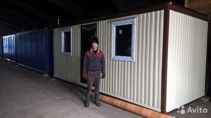 Металлическая бытовка новая
