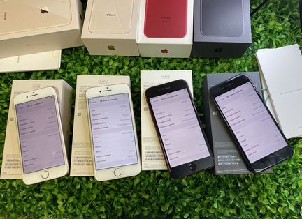 iPhone 8 64Gb 4 телефона Золото/Черный /красный