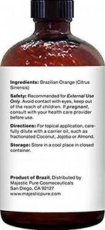 Majestic pure масло бразильский апельсин 118 мл