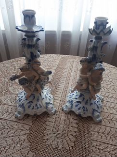 Meissen подсвечники оригинал